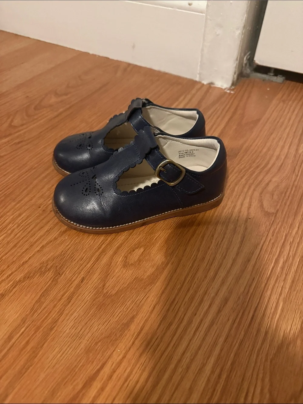 Kids Navy Blue Mary Jane Shoes - Classic Comfort